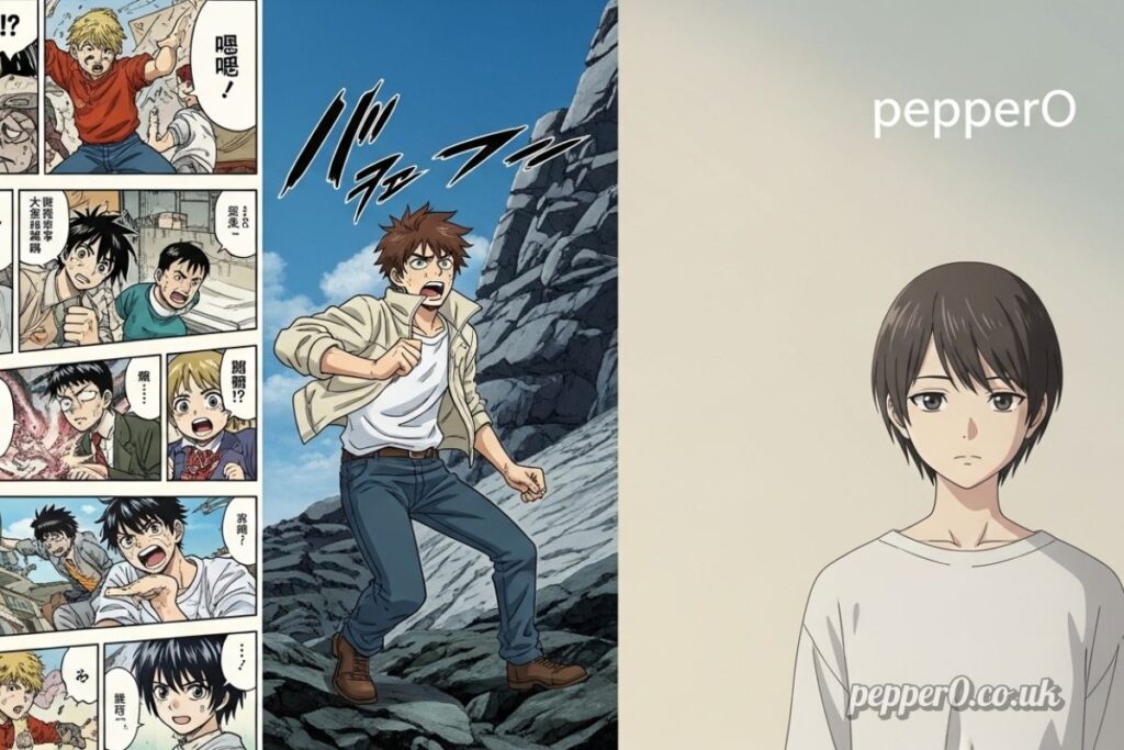 Emotional vs manga comparison
