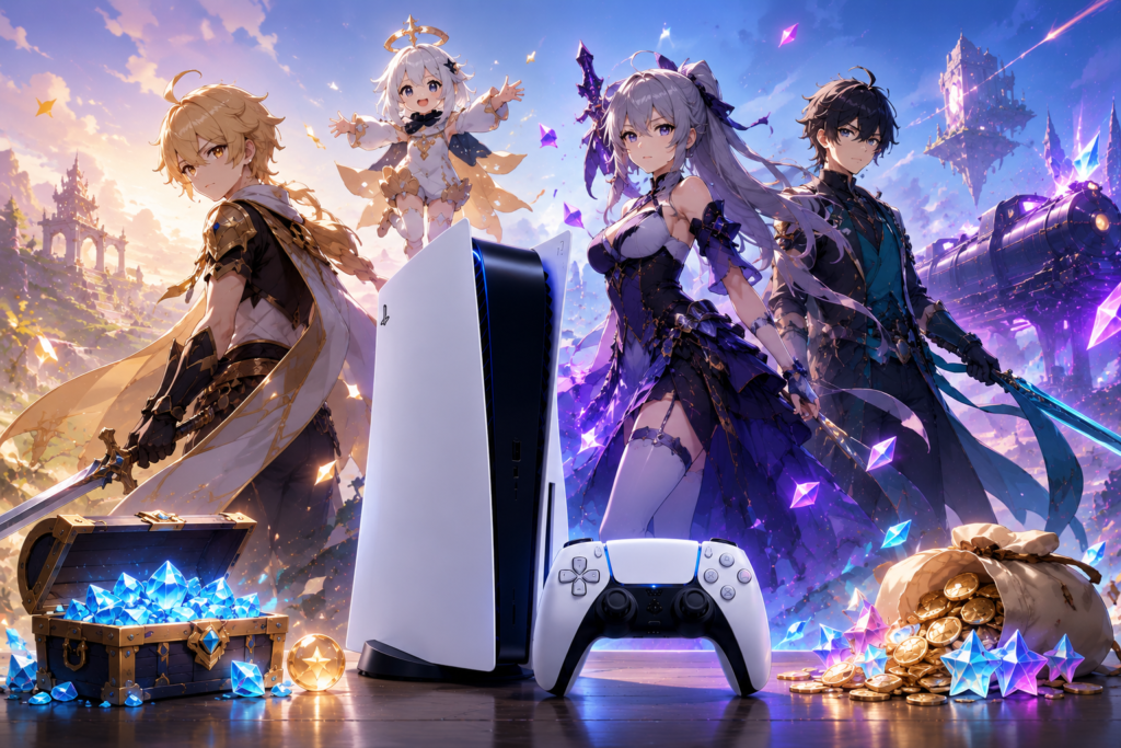 Gacha games on ps5