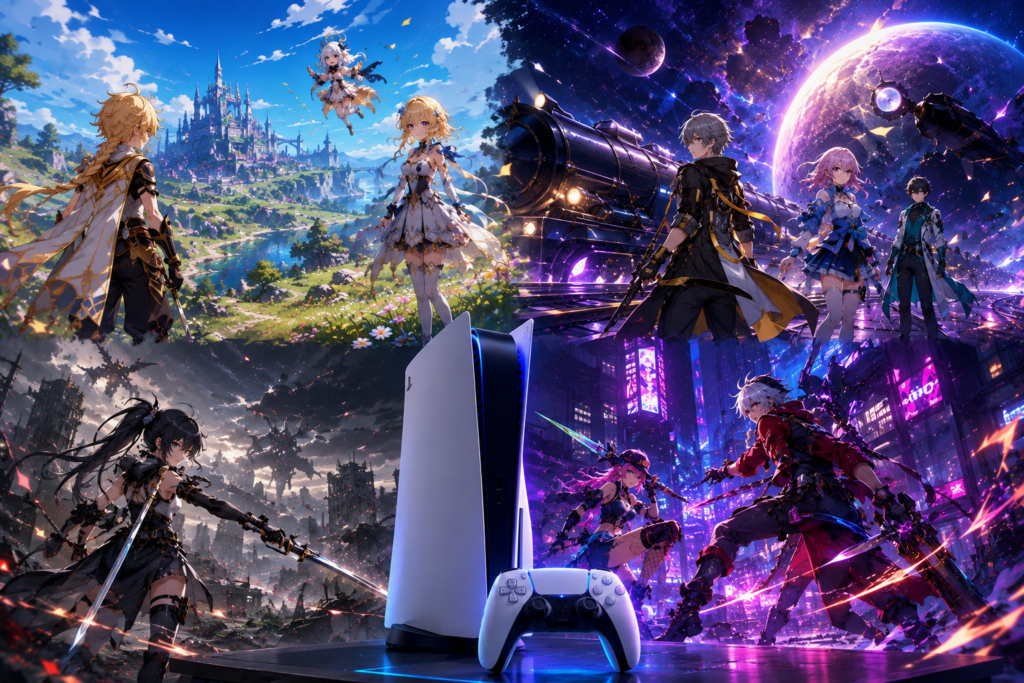 Gacha games on ps5