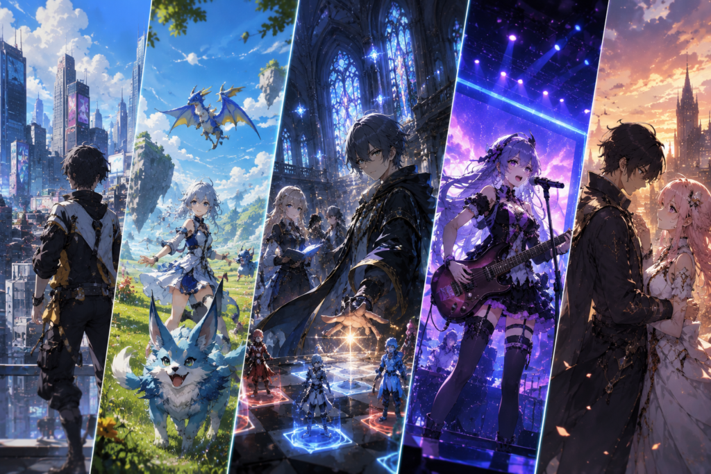 Upcoming gacha games