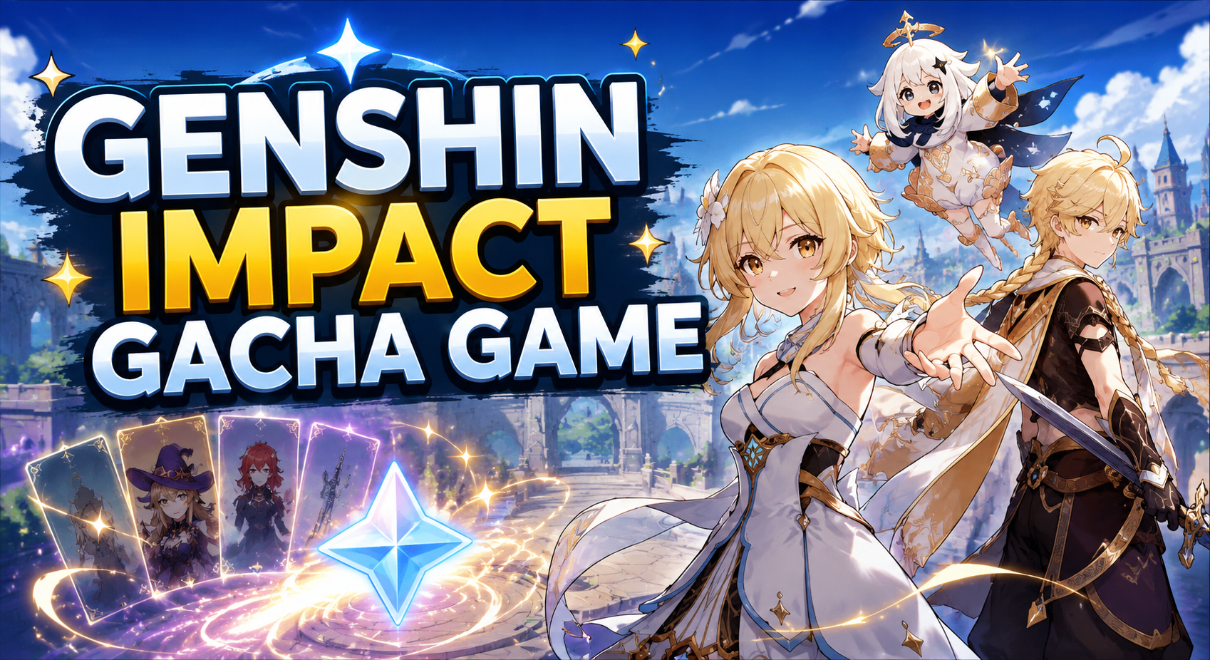 genshin impact gacha game