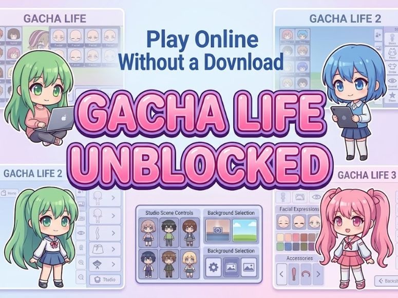 Gacha Life unblocked online gameplay without download.