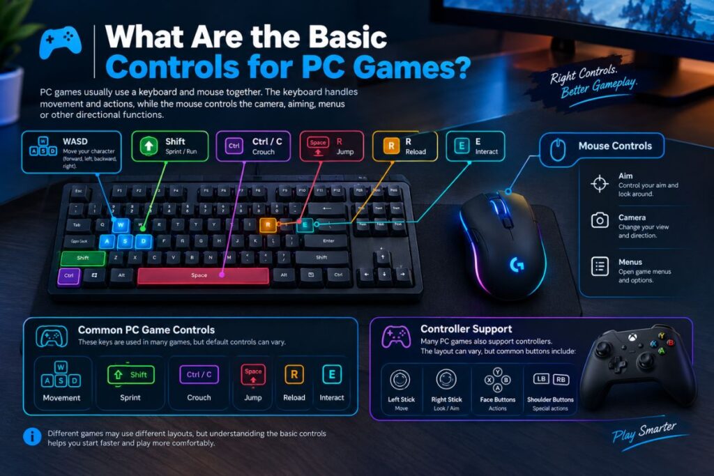 gaming pc and monitor