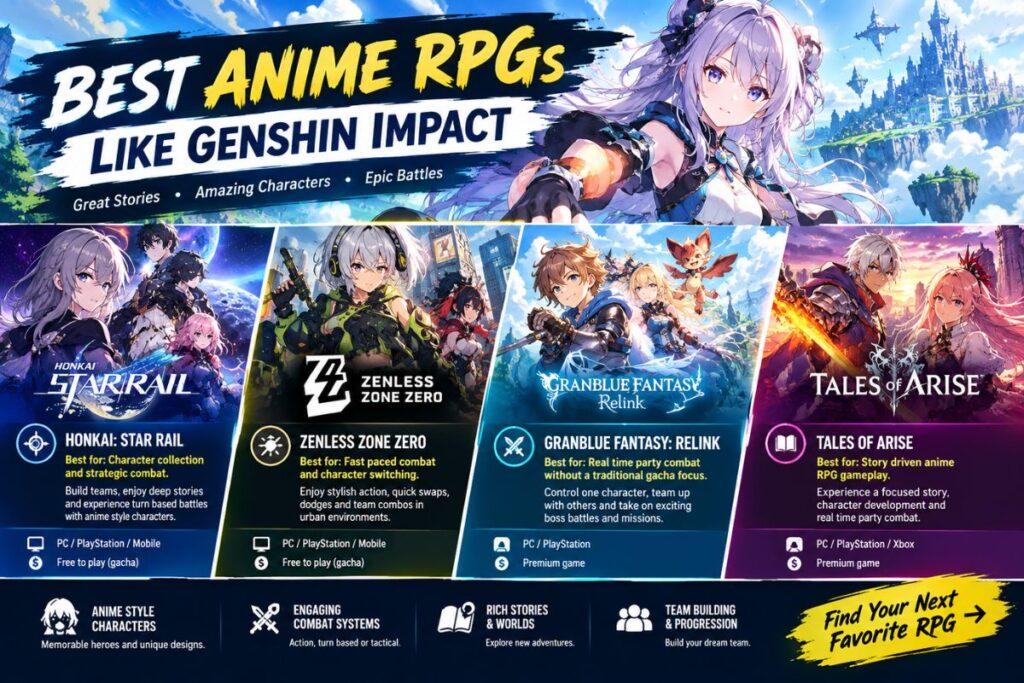Games Like Genshin Impact