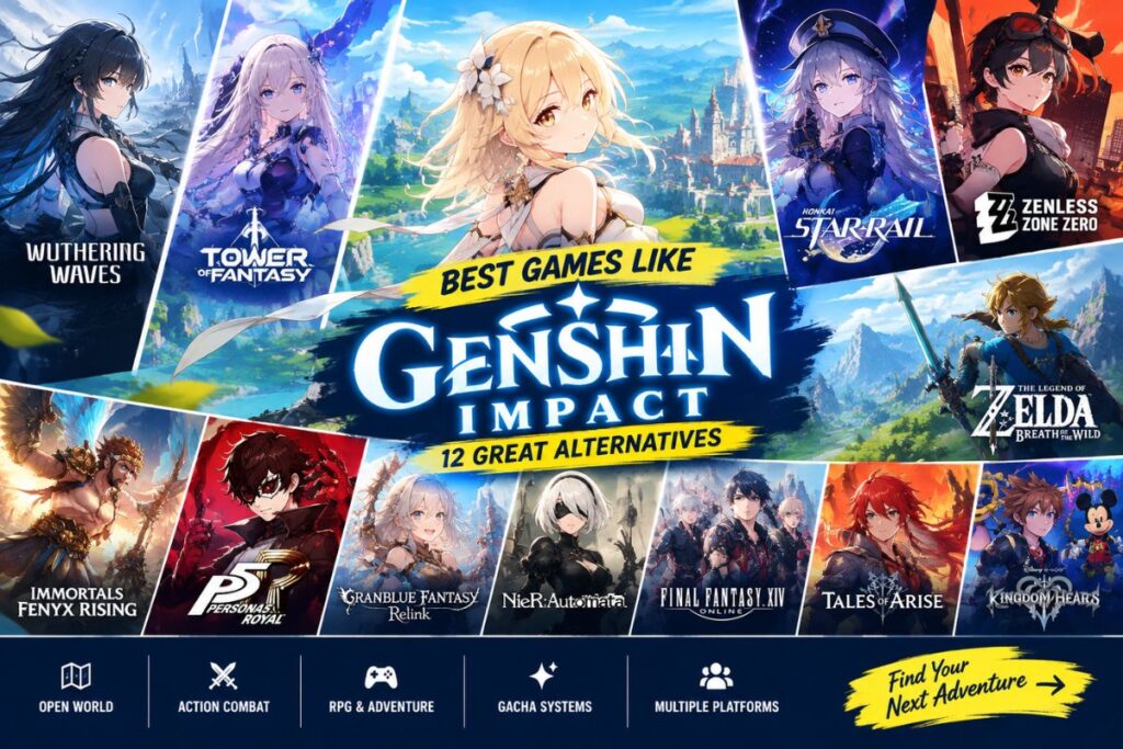 Games Like Genshin Impact