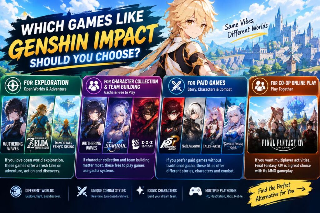 Games Like Genshin Impact