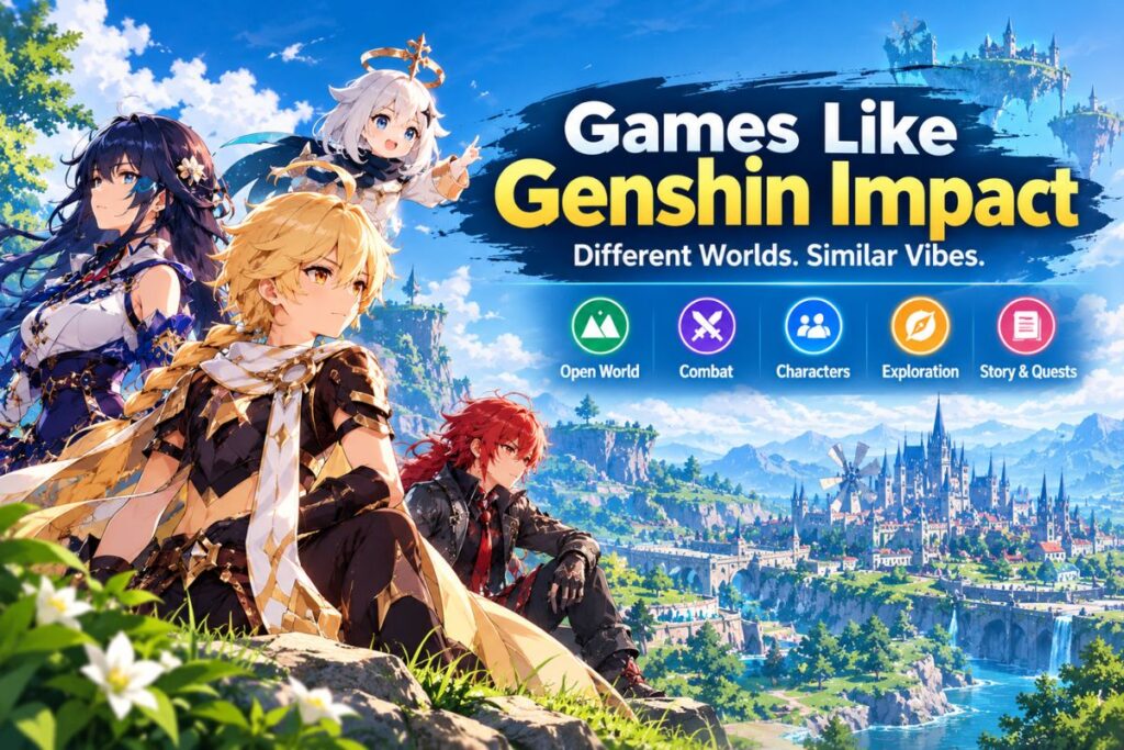 Games Like Genshin Impact Best Alternatives in 2026.