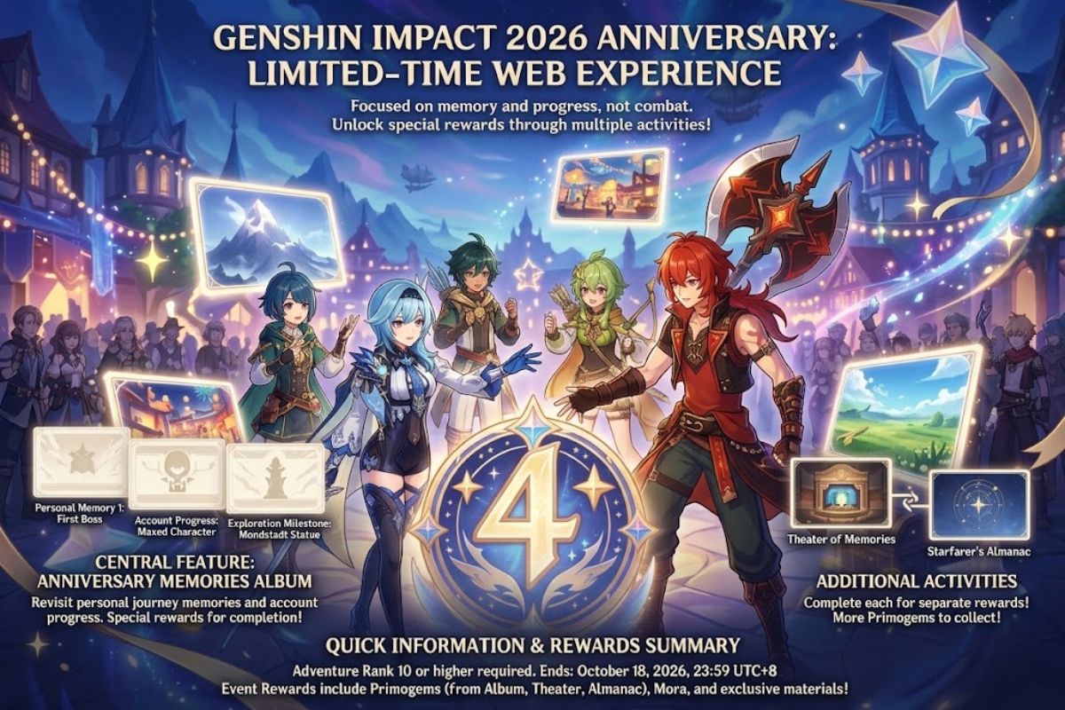 Genshin Anniversary 2026
